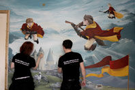 fiona and neil, muralists